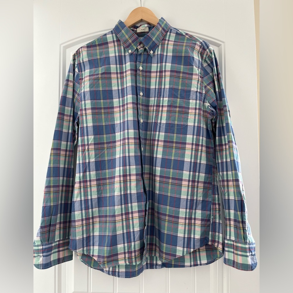 J. Crew - Slim Secret Wash Organic Cotton Poplin Shirt - New without tags!